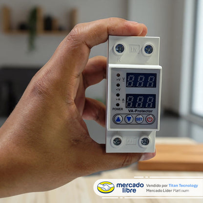 Protector / Supervisor Multi-voltaje Digital 110/220v 40amp