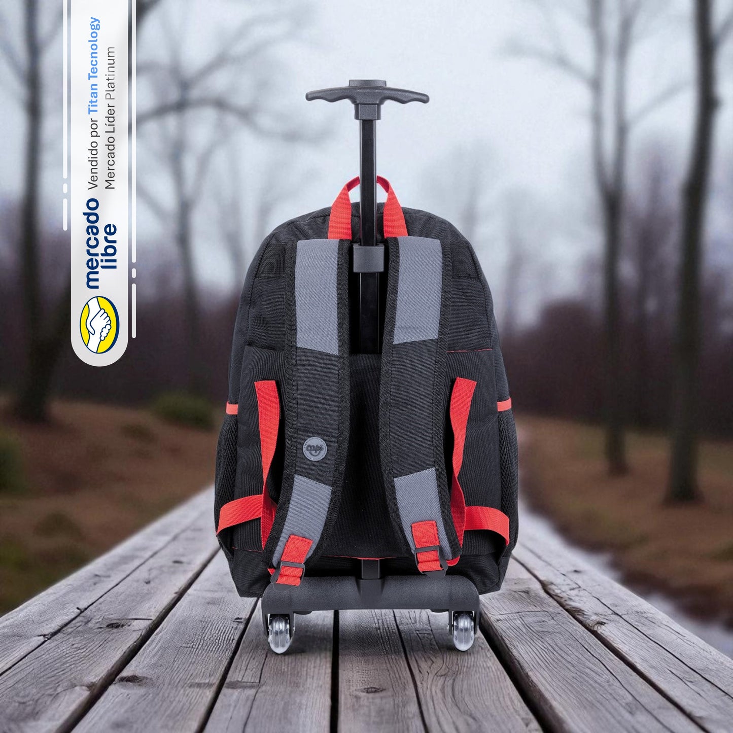 Bolso / Morral Con Ruedas Capi Joy Skateboard (L)