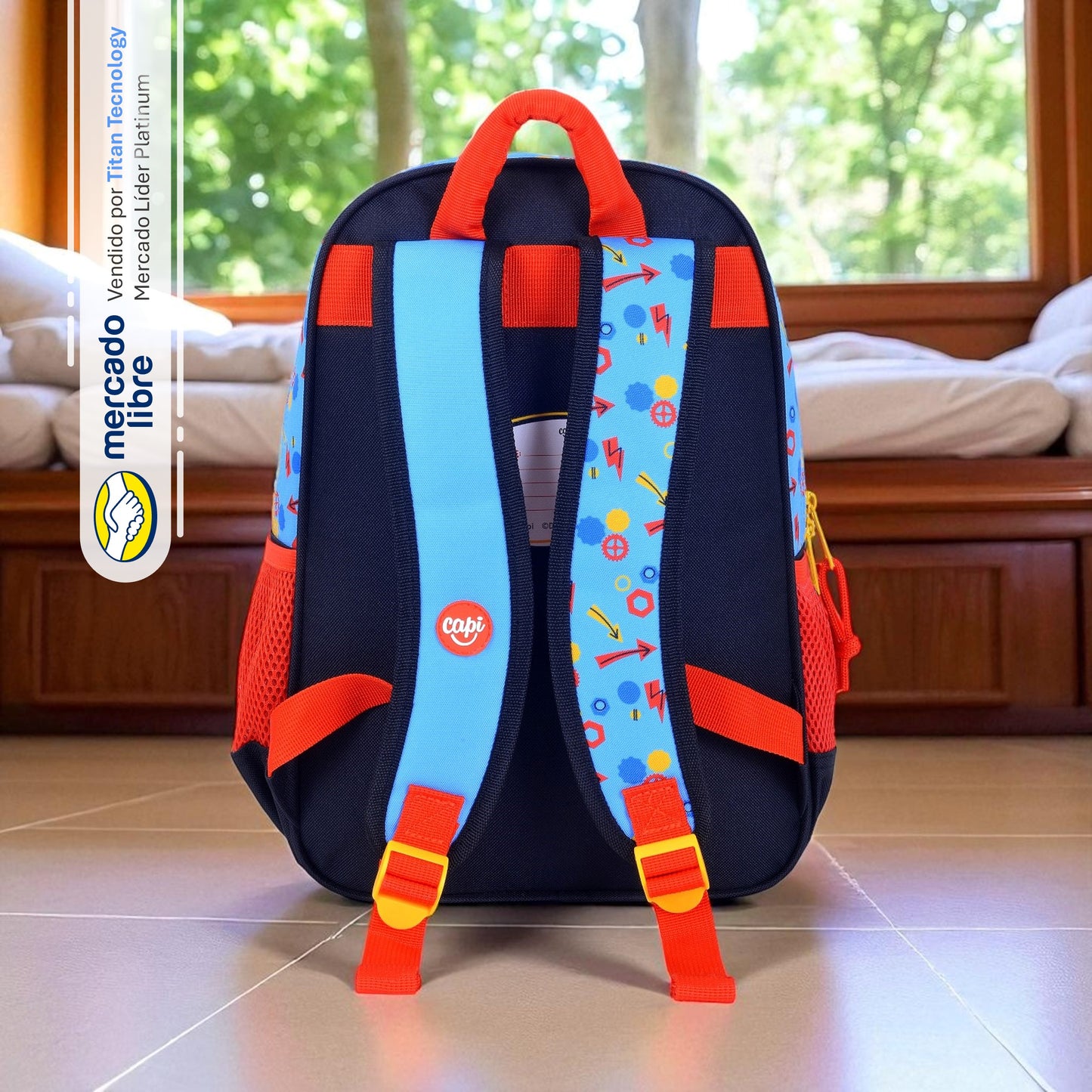 Bolso / Morral Pequeño Capi Kids Mickey Mouse Reboot Disney (XS)