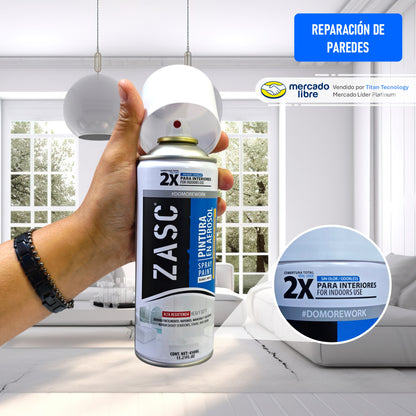 Pintura En Spray / Aerosol Zasc Blanca Reparadora (sin-olor) 400ml