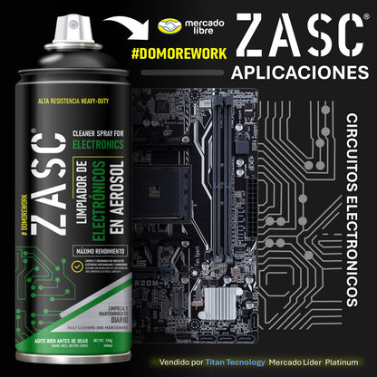 Limpiador De Contacto Electrónico Zasc En Spray 450ml