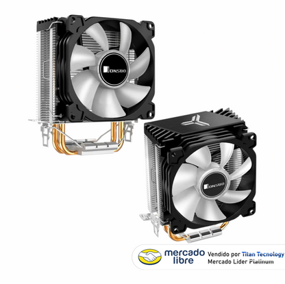 Fan Cooler Disipador Cr-1200 Rgb 4 Tubos De Calor Intel Amd