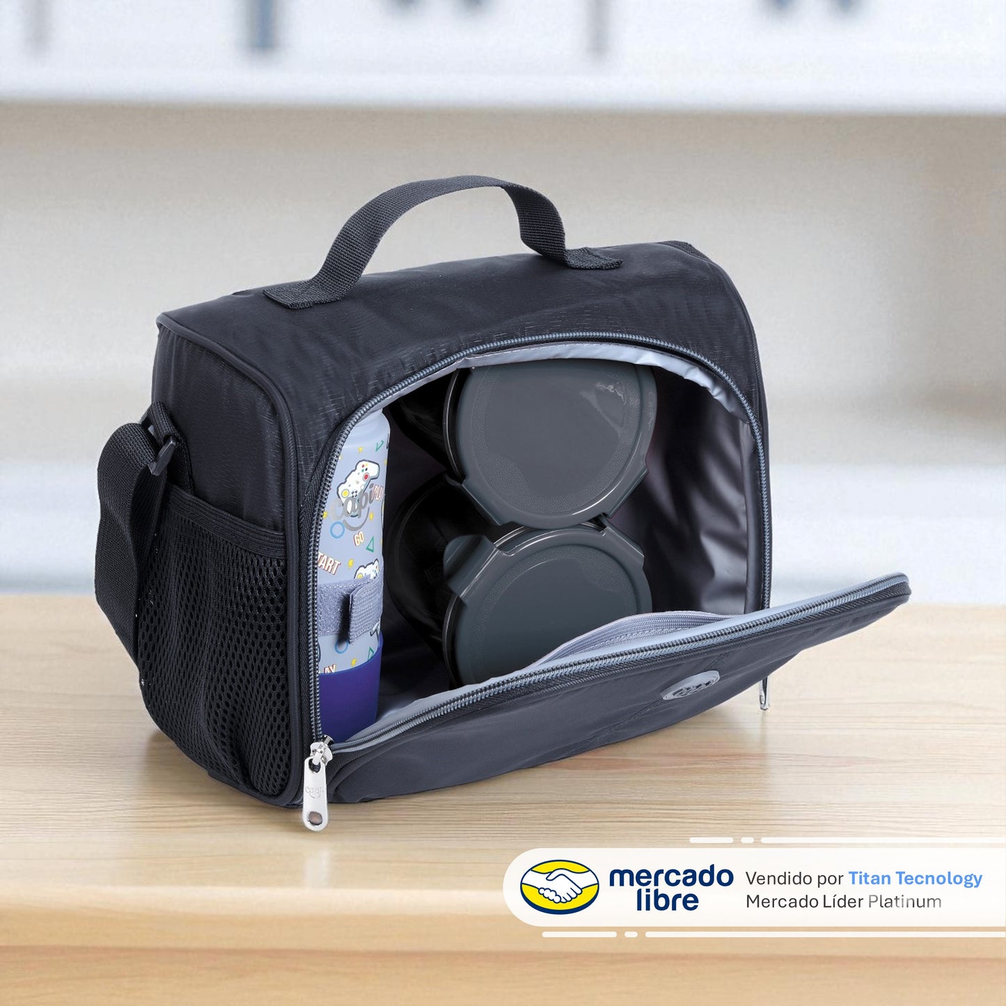 Lonchera / Bolso Térmico Capi Happy Classic Black