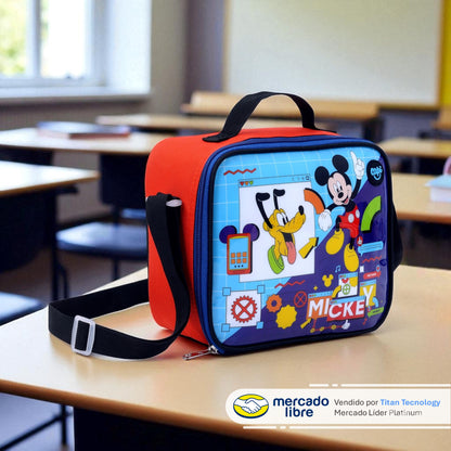 Tripack / Morral + Lonchera + Estuche Capi Kids - Mickey Mouse Tool (XS)