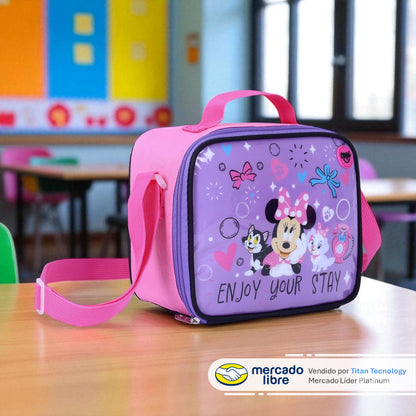 Tripack / Morral + Lonchera + Estuche Capi Kids - Minnie Chic (XS)