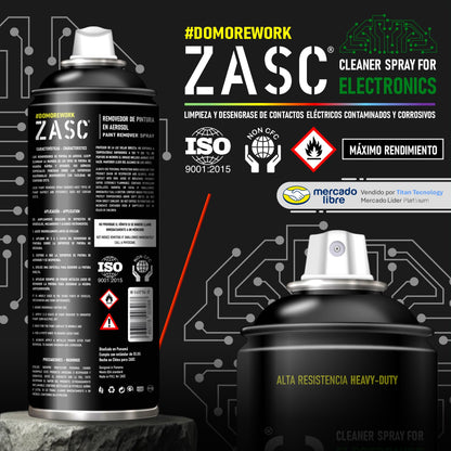Limpiador De Contacto Electrónico Zasc En Spray 450ml