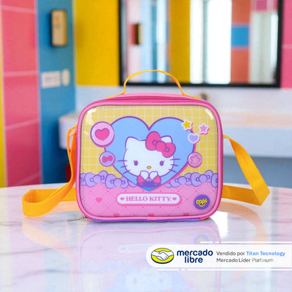 Tripack / Morral + Lonchera + Estuche Capi Kids - Hello Kitty Iconic (S)