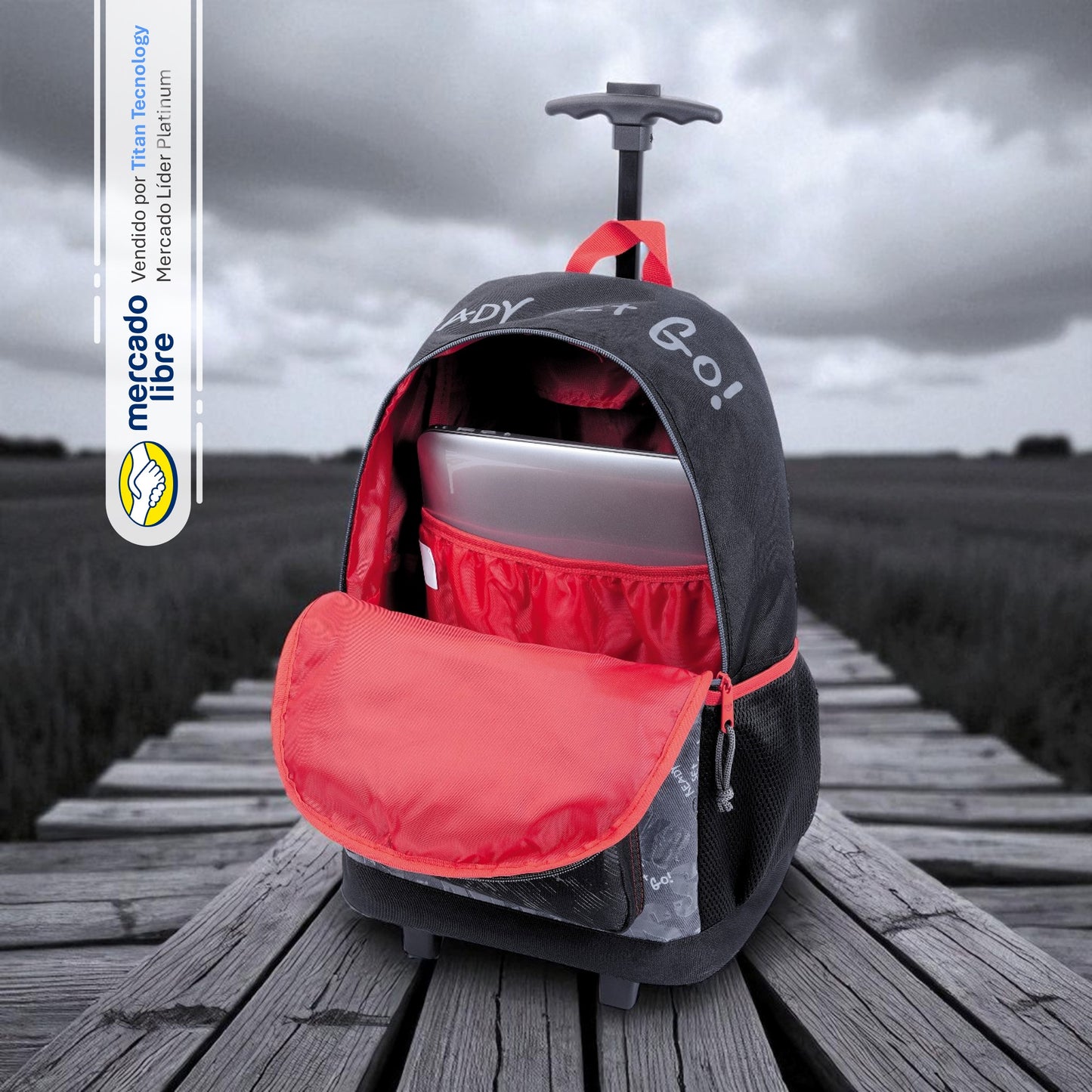 Bolso / Morral Con Ruedas Capi Joy Skateboard (L)