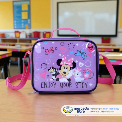 Tripack / Morral + Lonchera + Estuche Capi Kids - Minnie Chic (XS)