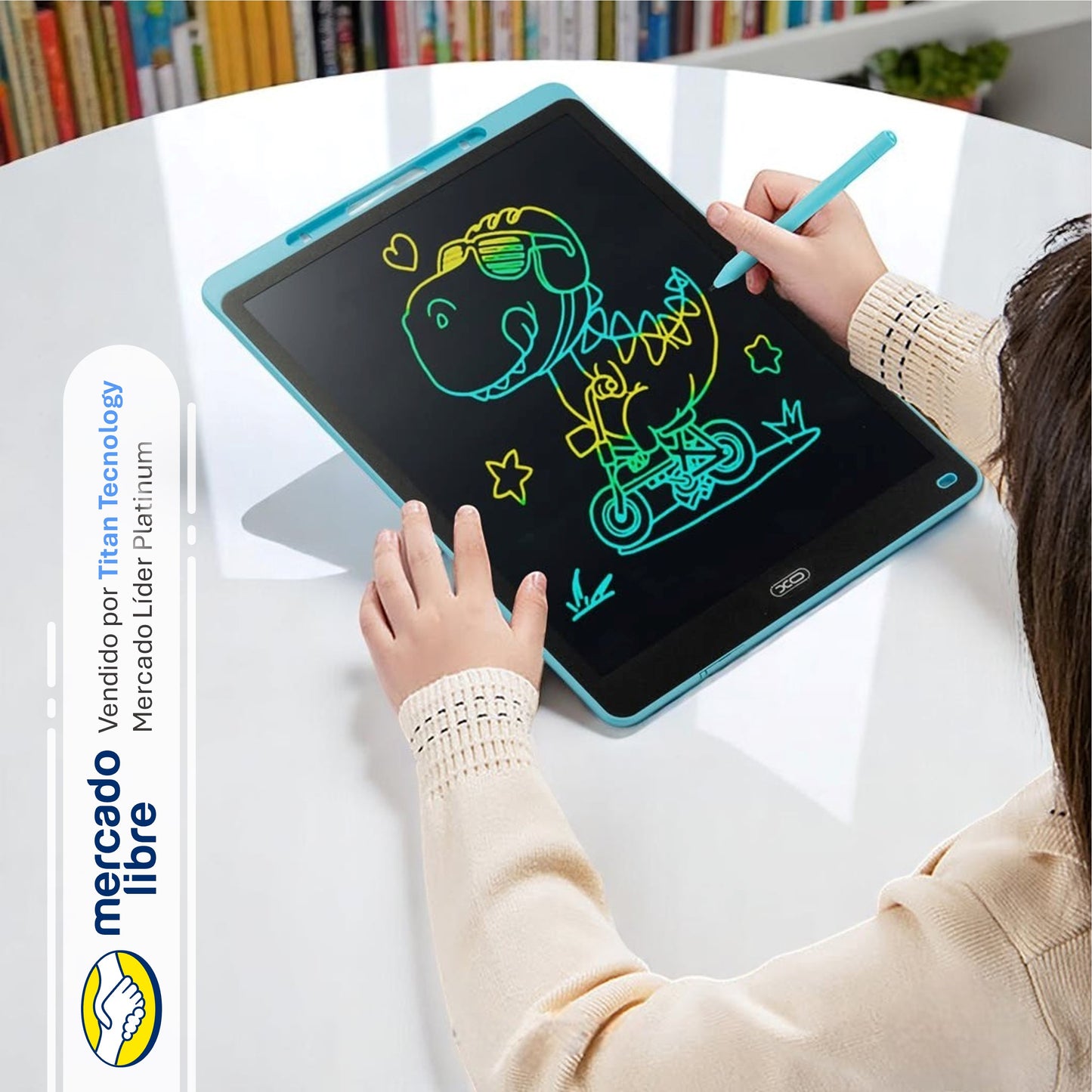 Tableta De Dibujo & Escritura XO LCD/ Pizarra Mágica 10" Pulgadas