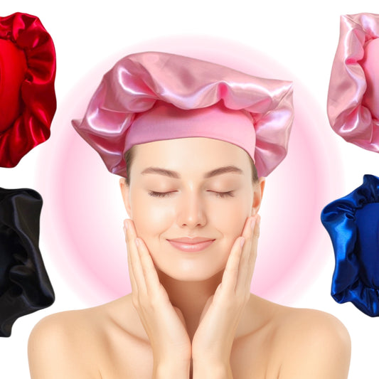 Bonnet / Gorro De Satén para Dormir y Cuidar El Cabello