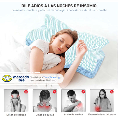 Almohada / Memory Foam Cervical Ortopédica Premium - 64x35cm