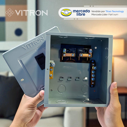 Tablero Eléctrico / Caja para Breaker Vitron - Empotrable o Superficial con (Tapa)