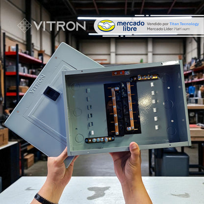 Tablero Eléctrico / Caja para Breaker Vitron - Empotrable o Superficial con (Tapa)