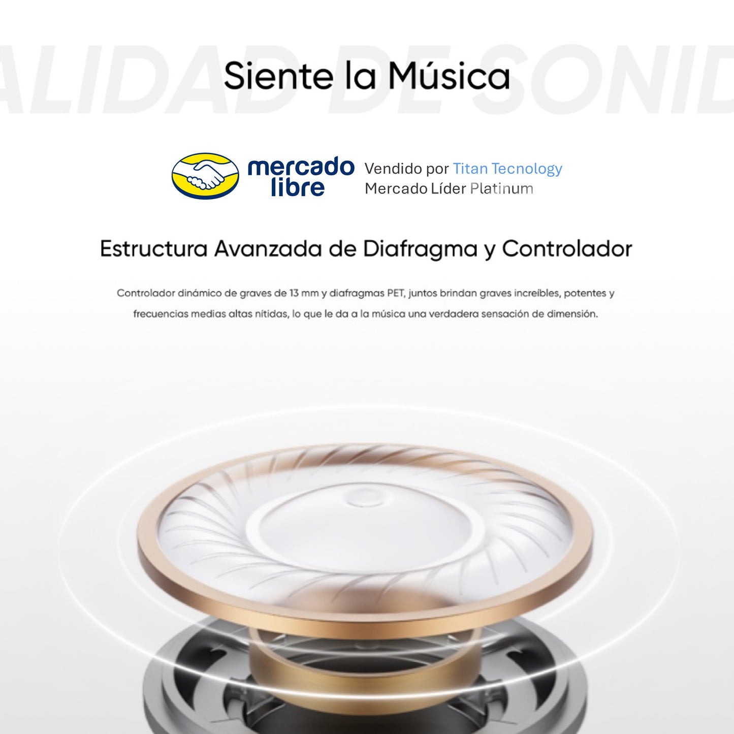 Audífono / Inalámbrico Realme Buds T01 Bluetooth 5.4 - IPX4