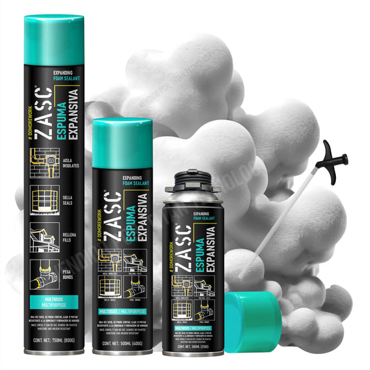 Espuma Expansiva Multiusos / Spray Zasc de Poliuretano
