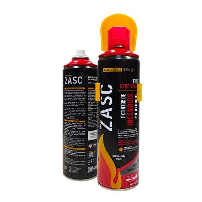 Mini Extintor Portátil ZASC en Aerosol Para Carro / Moto 500ml