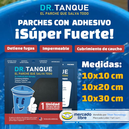 Parche Autoadhesivo para Tanques / Piscinas / Tuberías / Colchones