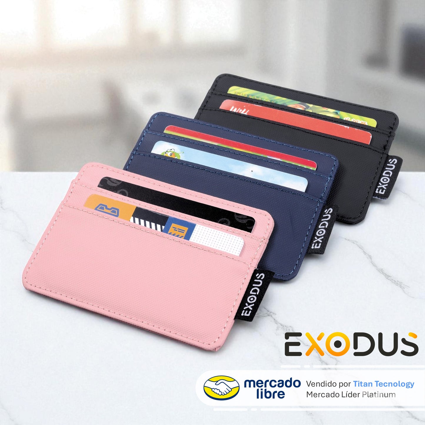 Tarjetero / Billetera Slim Exodus - Hombres & Damas