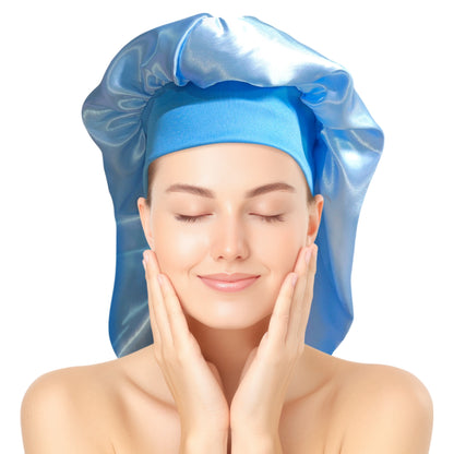 Bonnet / Gorro de Satén para dormir y evitar el frizz - Largo