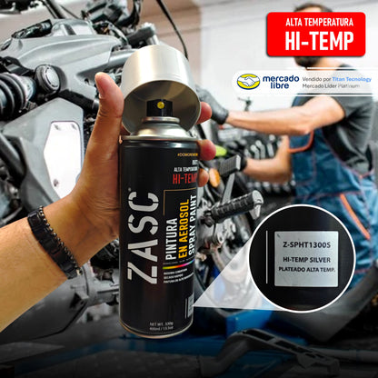 Pintura En Spray / Aerosol Zasc de Alta Temperatura 400ml