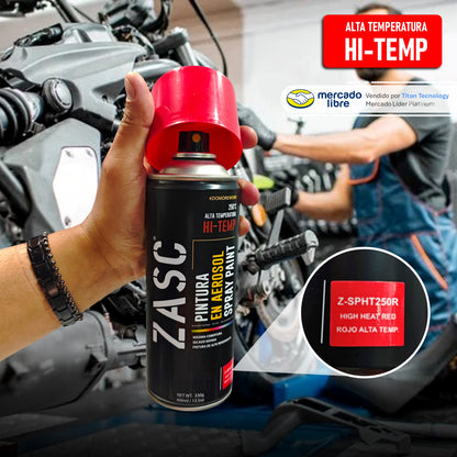 Pintura En Spray / Aerosol Zasc de Alta Temperatura 400ml