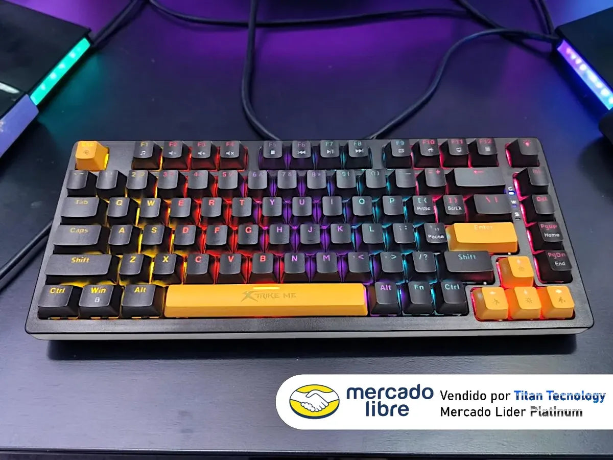 Teclado Mecánico Gaming Rgb Xtrike Me Gk-996 Swiche Rojo Negro