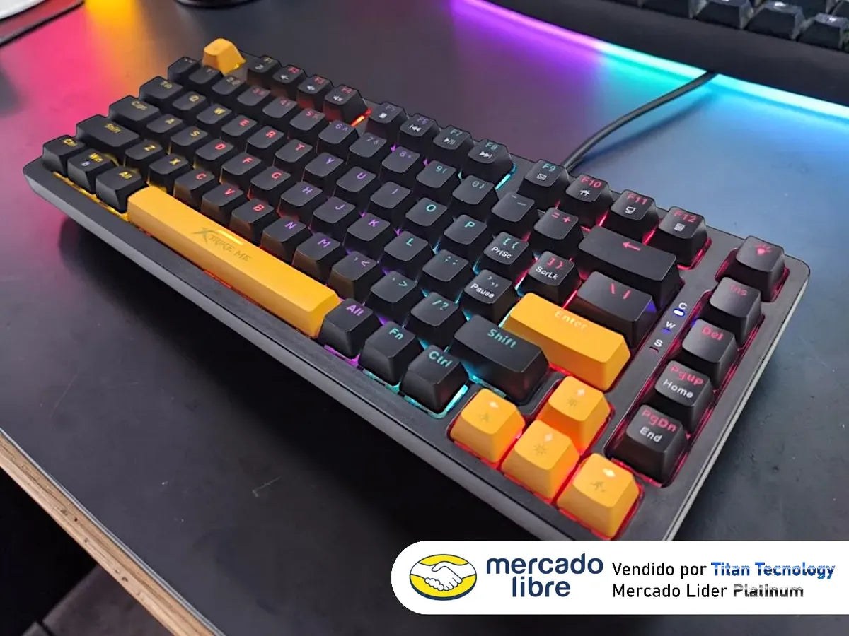 Teclado Mecánico Gaming Rgb Xtrike Me Gk-996 Swiche Rojo Negro
