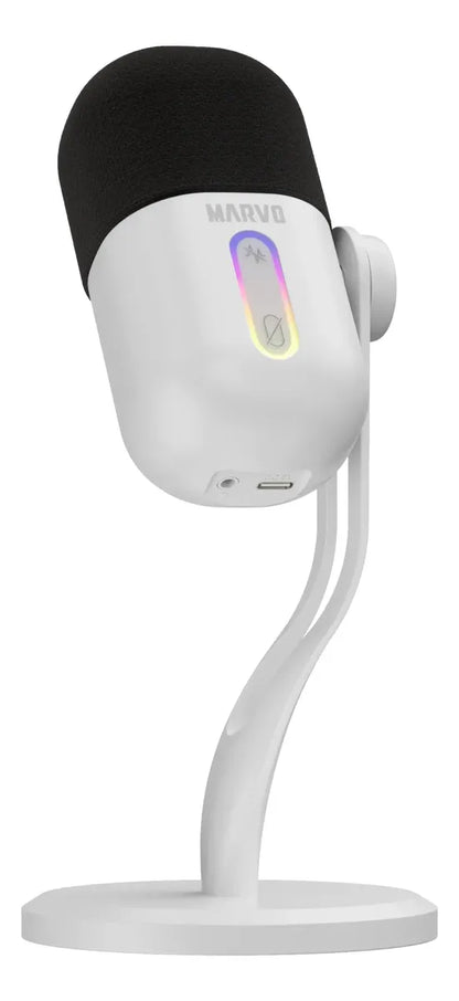 Micrófono Marvo Gamer Mic-08 Blast 50 Rgb Usb Condensador