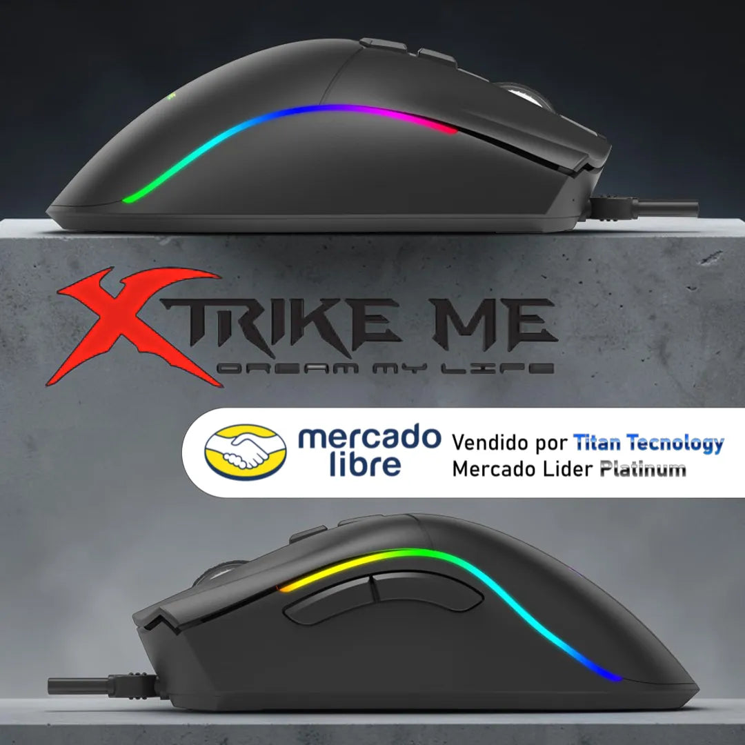 Mouse Gamer Xtrike Me Gm-226 7200 Dpi 125 Hz Rgb