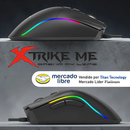 Mouse Gamer Xtrike Me Gm-226 7200 Dpi 125 Hz Rgb
