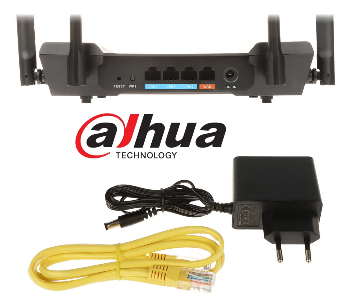Router Wifi Doble Banda Gigabit Ax1800 Fibra Dh-ax18 Dahua