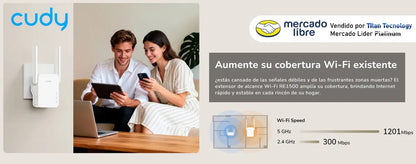 Repetidor Extensor De Rango Cudy Re1500 Ax1500 Mesh Wifi 6