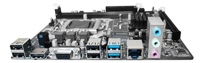 Tarjeta Madre Arktek Intel H81m El Ddr3 M2 Lga1150 4ta Gen Marrón Oscuro