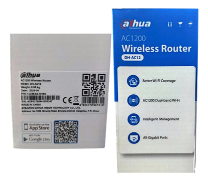 Router Wifi Doble Banda Gigabit Ac1200 Fibra Dh-ac12 Dahua