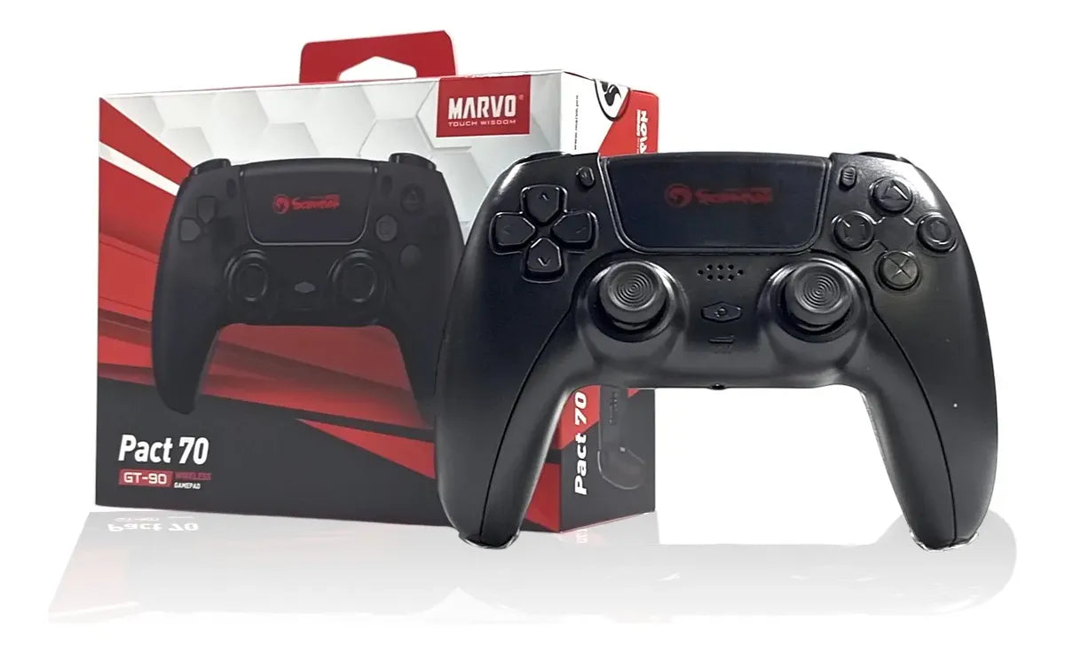 Control De Juego Marvo Gt-90 Pact 70 Inalámbrico Scorpion Negro