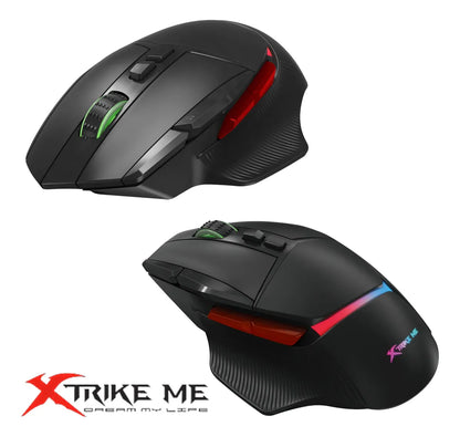 Mouse Xtrike Me Gm-415 Ultraligero 58g 8000 Dpi Rgb Gamer Negro