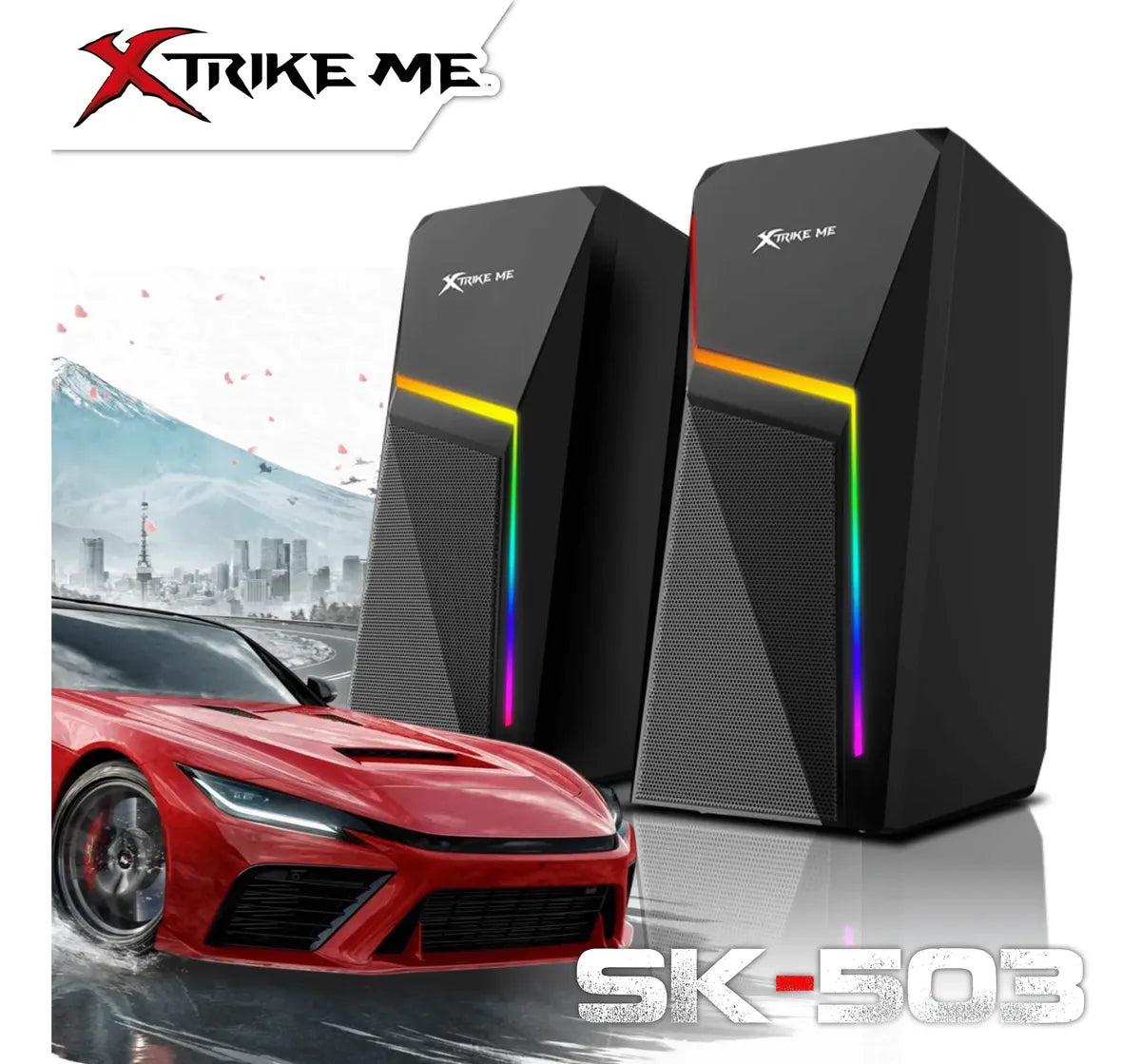 Corneta Para Computadora Pc/ Laptop Xtrikeme Sk-503 Gaming Negro