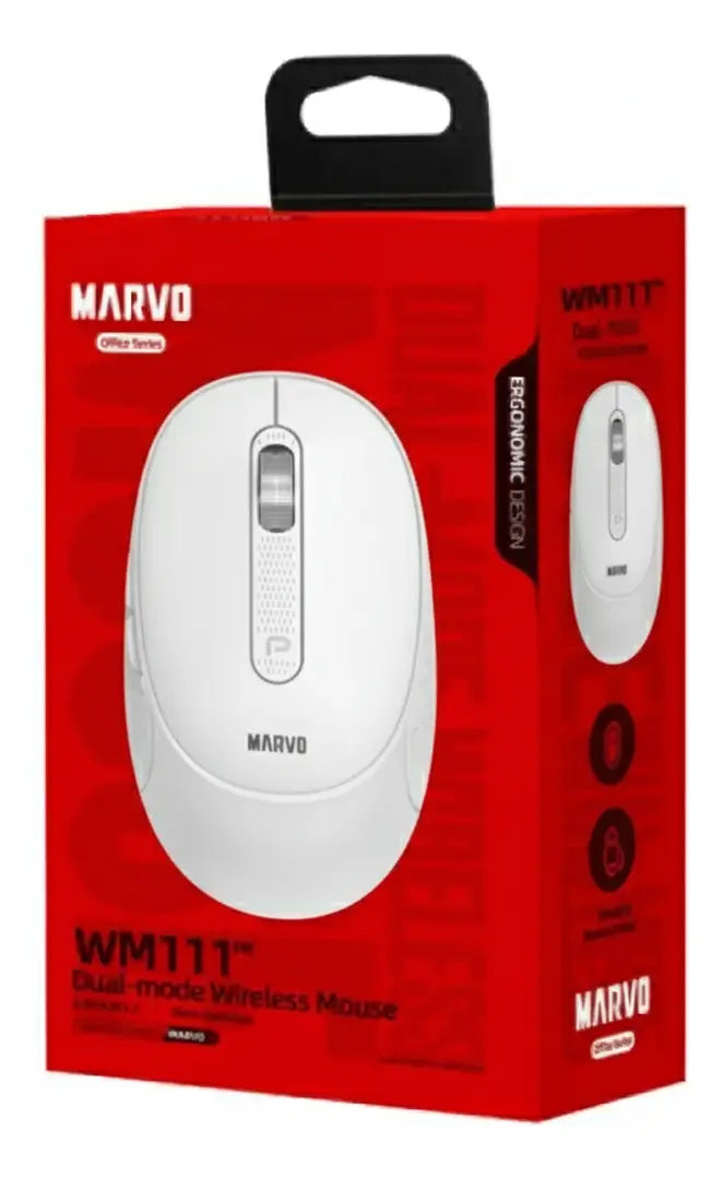 Mouse Inalámbrico Recargable Marvo Wm111 Dpi 1600
