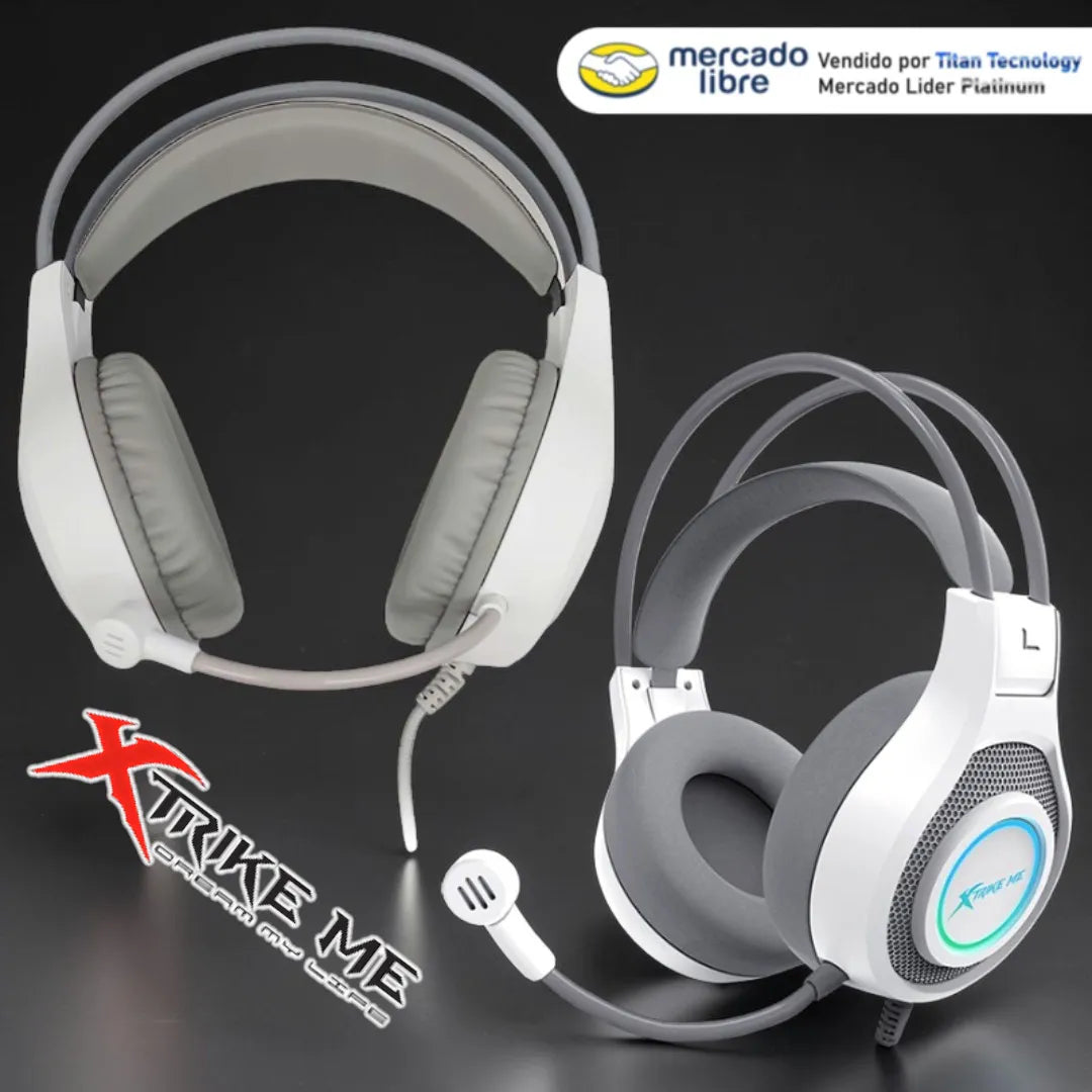 Audifono Con Microfono Gamer Xtrike Me Gh-515w Rbg