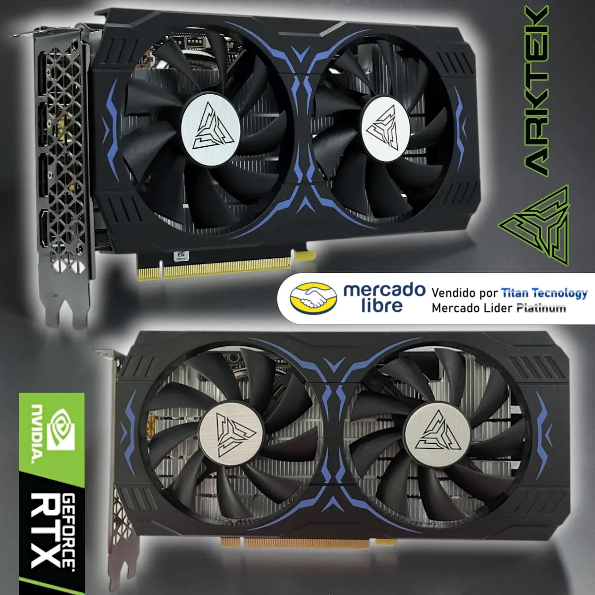 Tarjeta Gráfica Arktek Nvidia Geforce Rtx 3050 8gb Gddr6