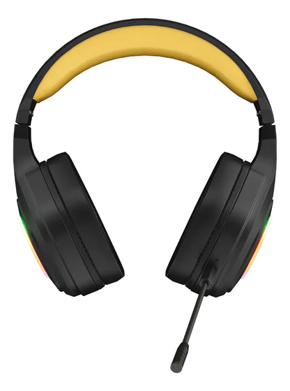 Audífono Marvo Pulz 80w Hg9084w Gaming Inalámbrico Rgb Tri Negro