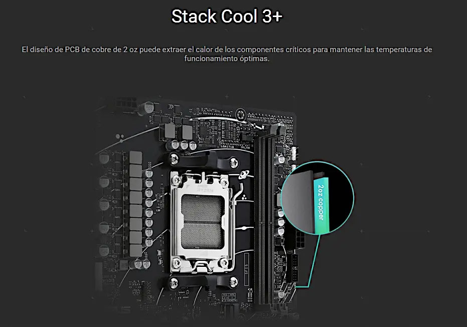 Tarjeta Madre Asus Prime A620m-k Am5 Ddr5 Pci 4.0 Ryzen 7000 Negro