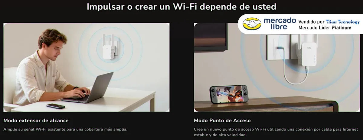 Repetidor Extensor De Rango Cudy Re1500 Ax1500 Mesh Wifi 6