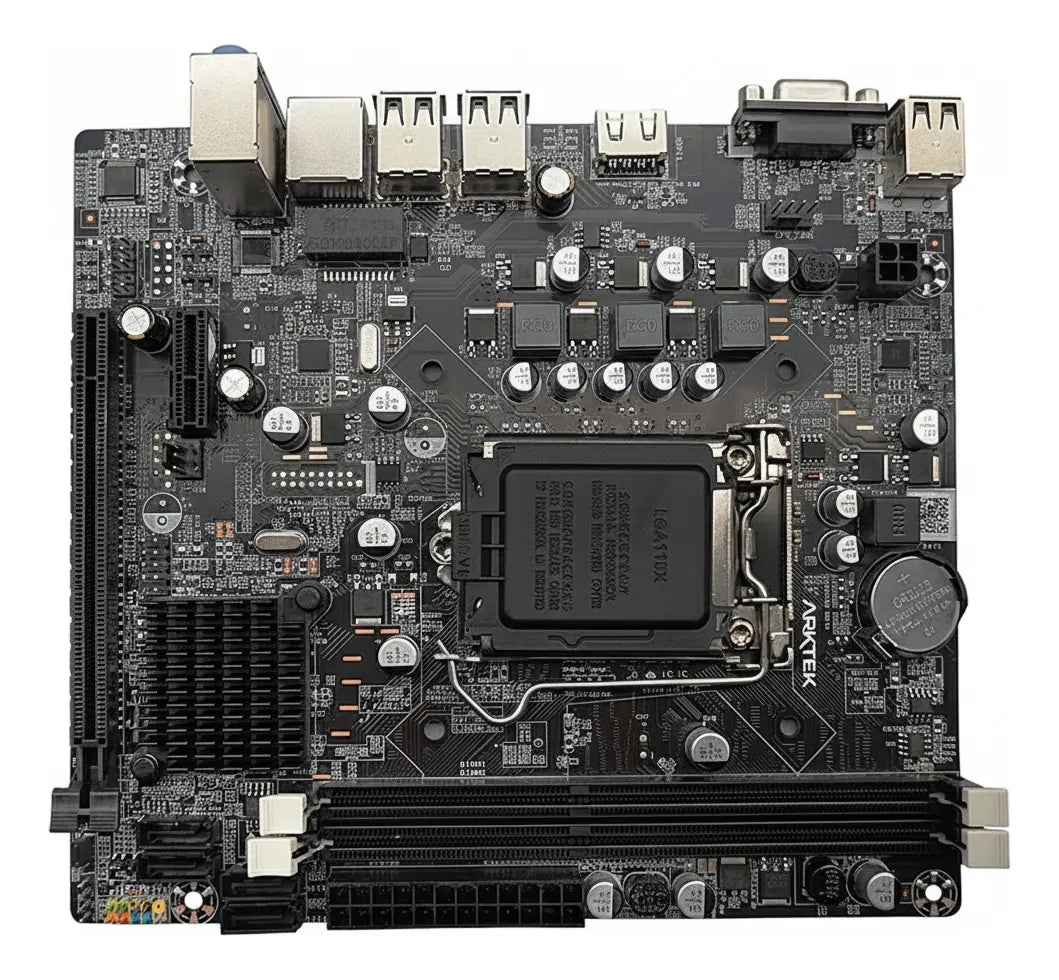 Tarjeta Madre Arktek Ak-h61m El Intel Lga115 3ra Gen Ddr3 Negro