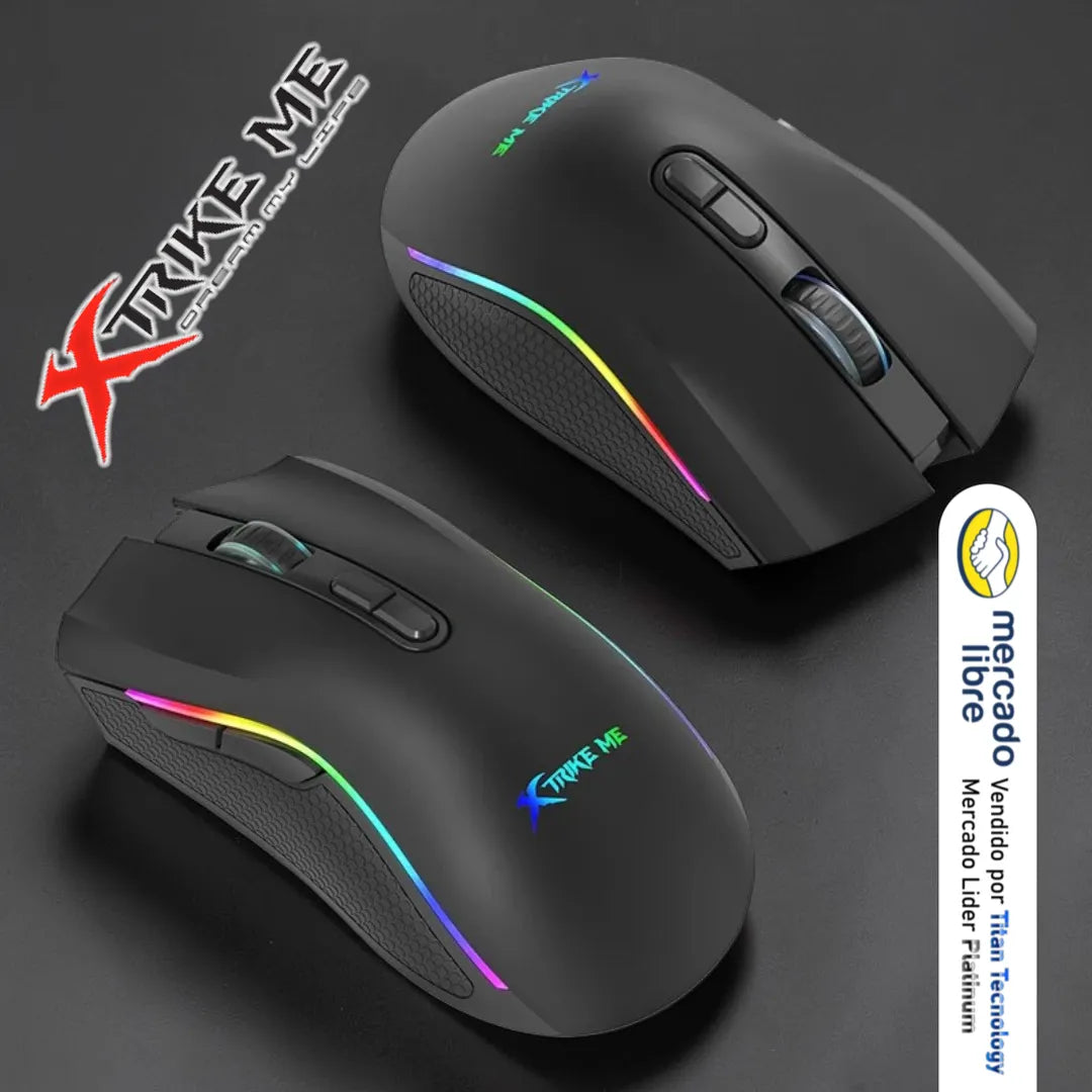 Mouse Xtrike Me Gm-314 7200 Dpi Rgb Gamer Negro