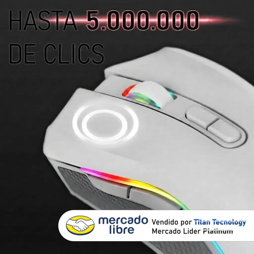 Mouse Xtrike Me Gm-314 7200 Dpi Rgb Gamer Blanco