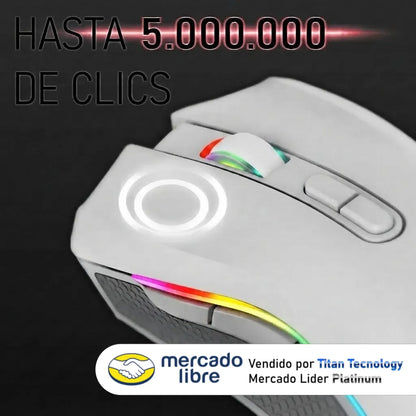 Mouse Xtrike Me Gm-314 7200 Dpi Rgb Gamer Blanco