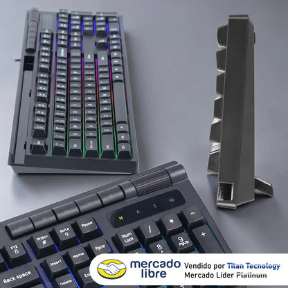 Marvo Teclado Gaming K603 En Soldat S40 De Membrana Rgb
