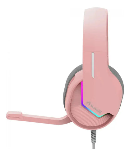 Audífono Marvo H8618 Bk Tactic 40 Rgb Estático Usb Scorpion